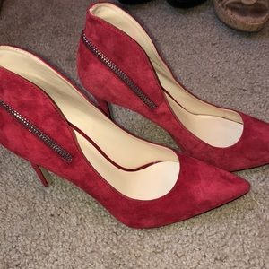 Red Nine West heels